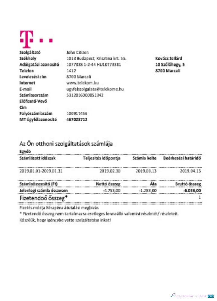download download Hungary Magyartel utility bill